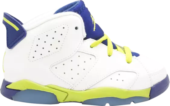 Кроссовки Air Jordan 6 Retro GT Fierce Green, белый