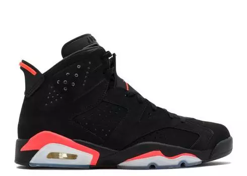 Кроссовки AIR JORDAN 6 RETRO 'INFRARED' 2014, черный