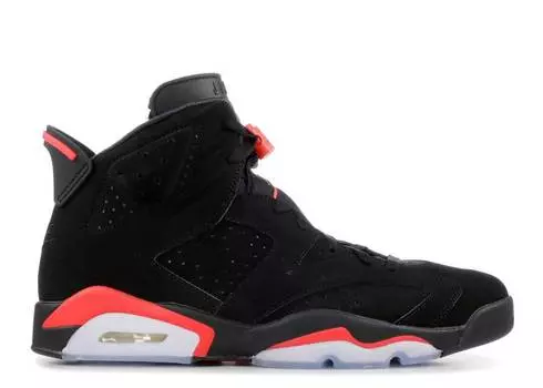 Кроссовки AIR JORDAN 6 RETRO 'INFRARED' 2019, черный