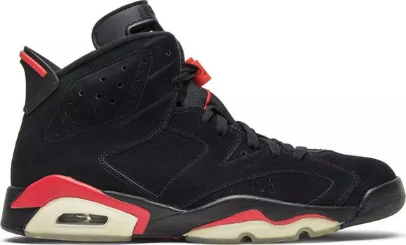 Кроссовки Air Jordan 6 Retro Infrared Pack Black, черный