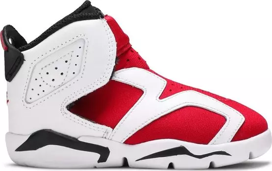 Кроссовки Air Jordan 6 Retro Little Flex TD Carmine, белый