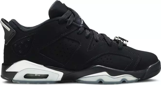 Кроссовки Air Jordan 6 Retro Low BG Chrome, черный