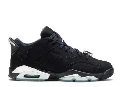 Кроссовки AIR JORDAN 6 RETRO LOW BG 'CHROME', черный