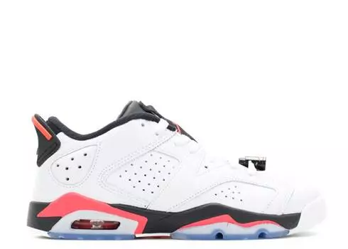 Кроссовки AIR JORDAN 6 RETRO LOW BG 'INFRARED', белый