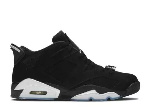 Кроссовки AIR JORDAN 6 RETRO LOW 'CHROME', черный