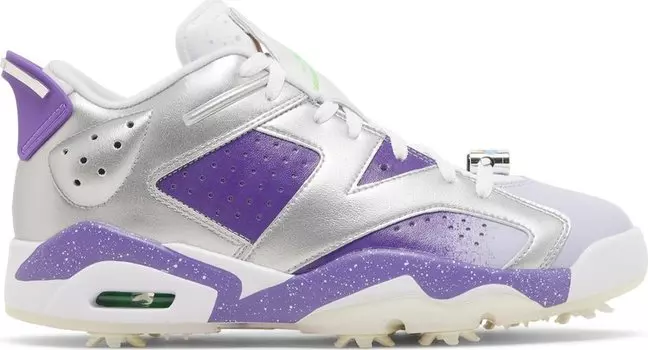 Кроссовки Air Jordan 6 Retro Low Golf NRG 'US Open', серебряный