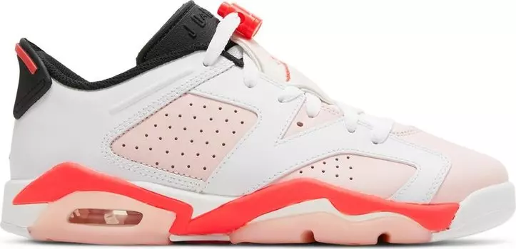 Кроссовки Air Jordan 6 Retro Low GS Atmosphere, белый