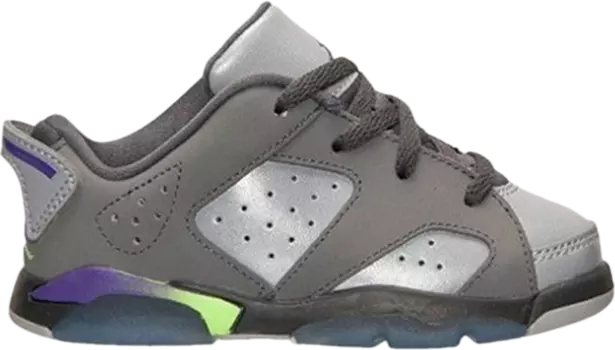 Кроссовки Air Jordan 6 Retro Low GT Dark Grey, серый