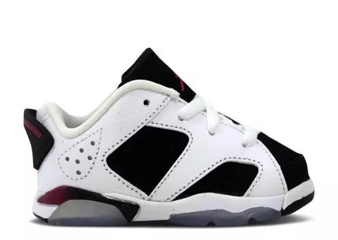 Кроссовки AIR JORDAN 6 RETRO LOW GT 'WHITE FUCHSIA BLACK', белый