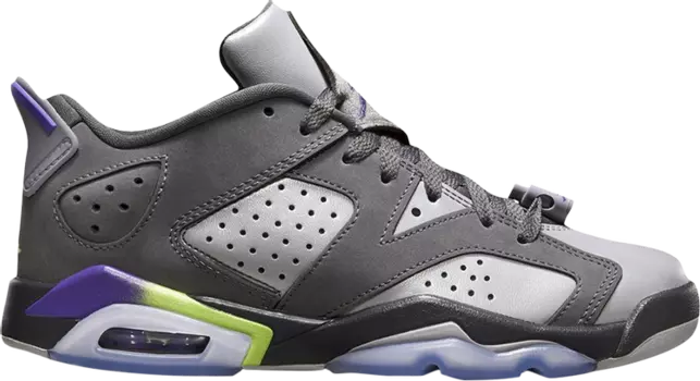 Кроссовки Air Jordan 6 Retro Low PS Dark Grey, серый
