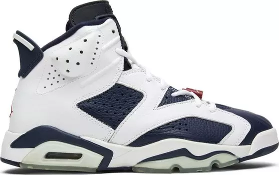 Кроссовки Air Jordan 6 Retro+ Olympic 2000, белый