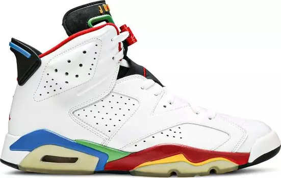 Кроссовки Air Jordan 6 Retro Olympic, белый