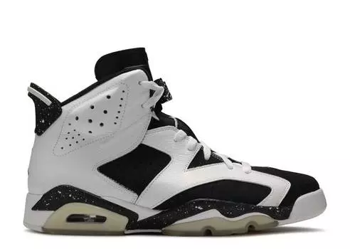 Кроссовки AIR JORDAN 6 RETRO 'OREO', белый
