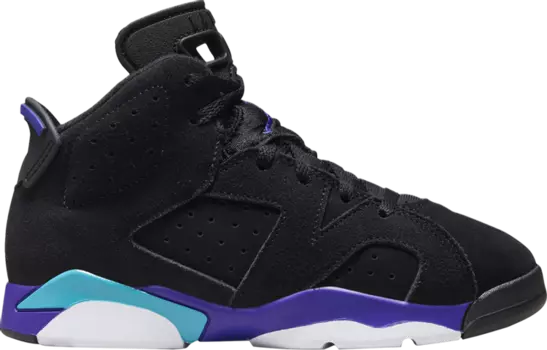 Кроссовки Air Jordan 6 Retro PS 'Aqua', черный