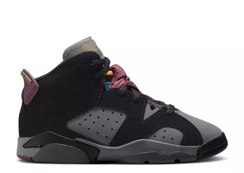 Кроссовки AIR JORDAN 6 RETRO PS 'BORDEAUX', черный