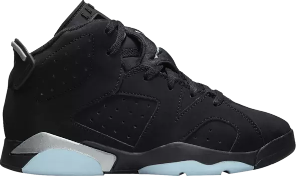 Кроссовки Air Jordan 6 Retro PS Chrome, черный