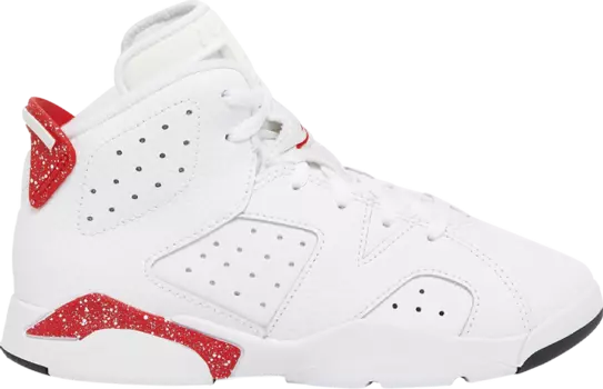 Кроссовки Air Jordan 6 Retro PS Red Oreo, белый