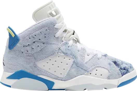 Кроссовки Air Jordan 6 Retro PS Washed Denim 2022, синий