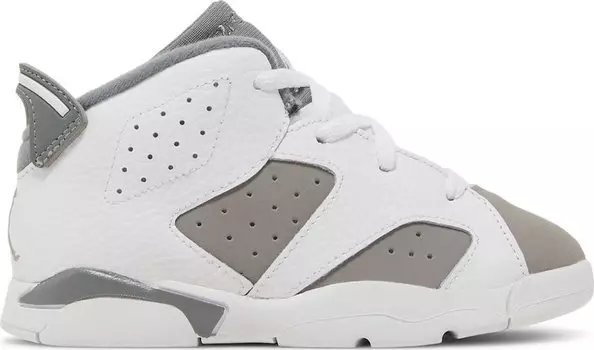 Кроссовки Air Jordan 6 Retro TD Cool Grey, белый