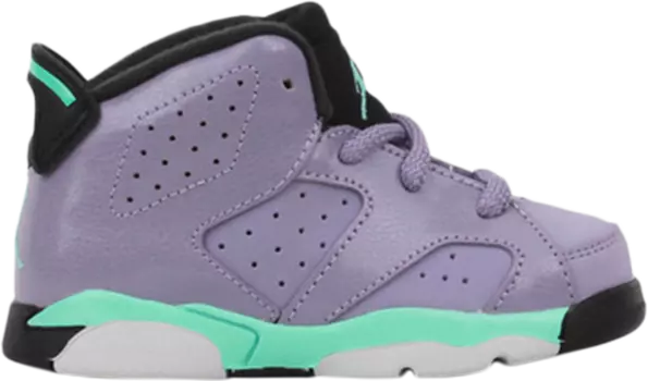 Кроссовки Air Jordan 6 Retro TD Iron Purple, серый