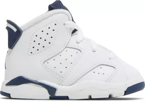 Кроссовки Air Jordan 6 Retro TD Midnight Navy 2022, белый