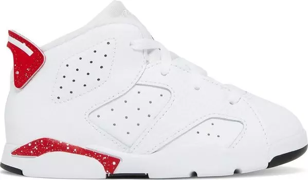 Кроссовки Air Jordan 6 Retro TD Red Oreo, белый