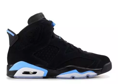 Кроссовки AIR JORDAN 6 RETRO 'UNC', черный