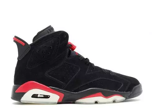 Кроссовки AIR JORDAN 6 RETRO 'VARSITY RED' 2010, черный