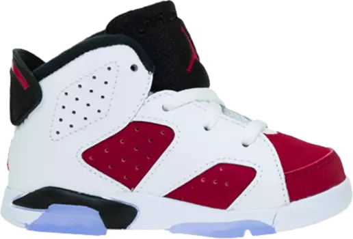 Кроссовки Air Jordan 6 Toddler Carmine, белый