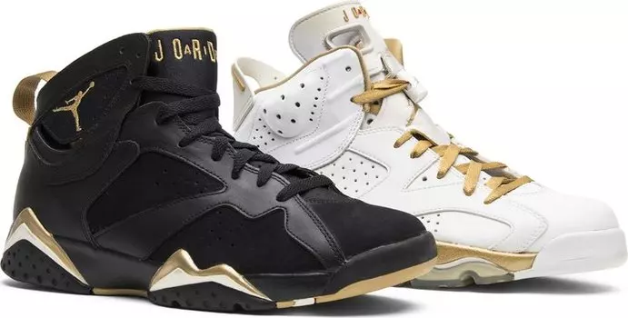 Кроссовки Air Jordan 7/6 Retro Golden Moments Pack, разноцветный