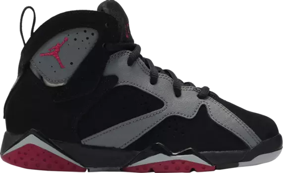 Кроссовки Air Jordan 7 Retro BP Black Fuschia, черный