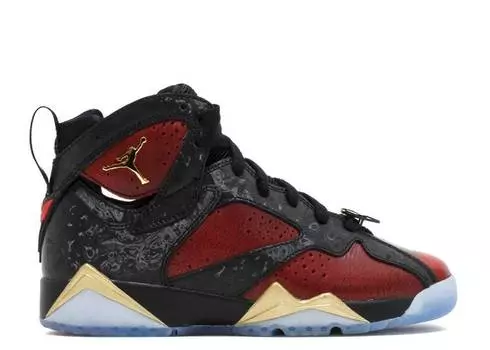 Кроссовки AIR JORDAN 7 RETRO GS 'DOERNBECHER', черный