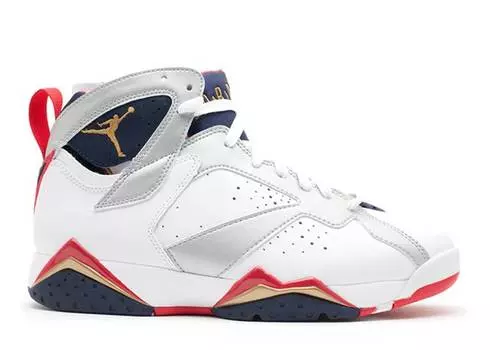 Кроссовки AIR JORDAN 7 RETRO 'OLYMPIC' 2012, белый