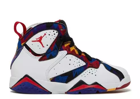 Кроссовки AIR JORDAN 7 RETRO PS 'NOTHING BUT NET', белый