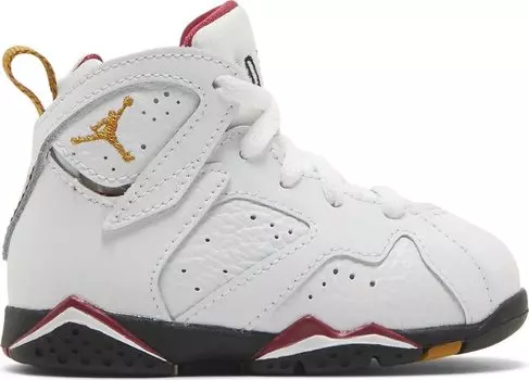 Кроссовки Air Jordan 7 Retro TD Cardinal 2022, белый