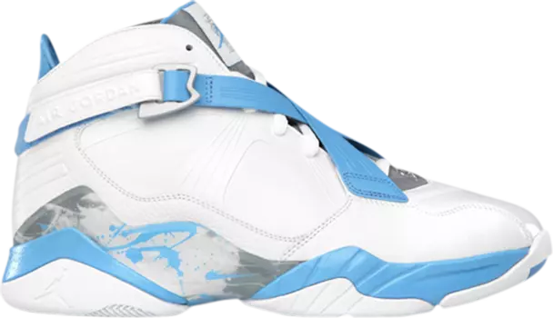 Кроссовки Air Jordan 8.0 White University Blue, белый
