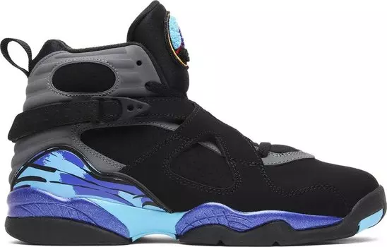 Кроссовки Air Jordan 8 Retro BG Aqua 2015, черный
