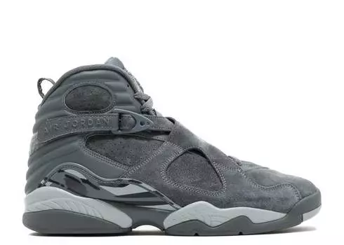 Кроссовки AIR JORDAN 8 RETRO 'COOL GREY', серый