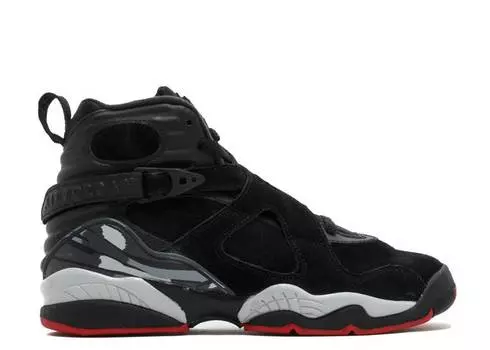 Кроссовки AIR JORDAN 8 RETRO GS 'BRED', черный