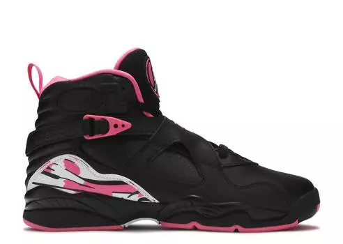 Кроссовки AIR JORDAN 8 RETRO GS 'PINKSICLE', черный