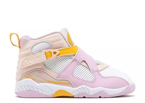 Кроссовки AIR JORDAN 8 RETRO PS 'LIGHT ARCTIC PINK', оранжевый