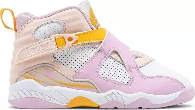 Кроссовки Air Jordan 8 Retro PS Light Arctic Pink, розовый