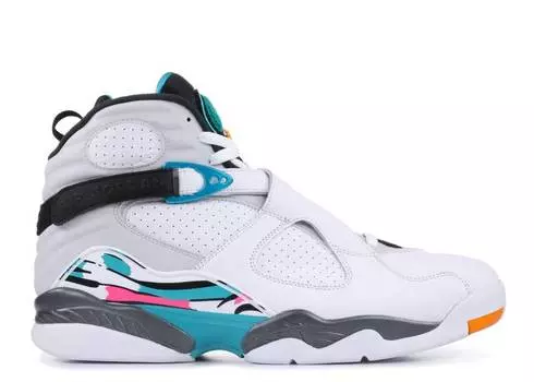 Кроссовки AIR JORDAN 8 RETRO 'SOUTH BEACH', белый