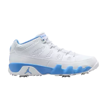 Кроссовки Air Jordan 9 Low Golf, цвет University Blue