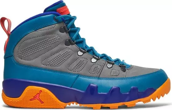 Кроссовки Air Jordan 9 Retro Boot NRG Green Abyss, синий