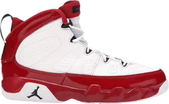 Кроссовки Air Jordan 9 Retro BP Gym Red, белый