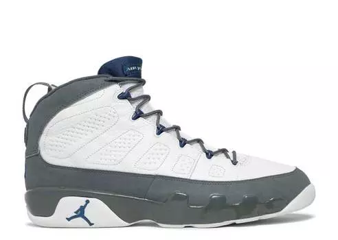 Кроссовки AIR JORDAN 9 RETRO 'FRENCH BLUE' 2002, белый
