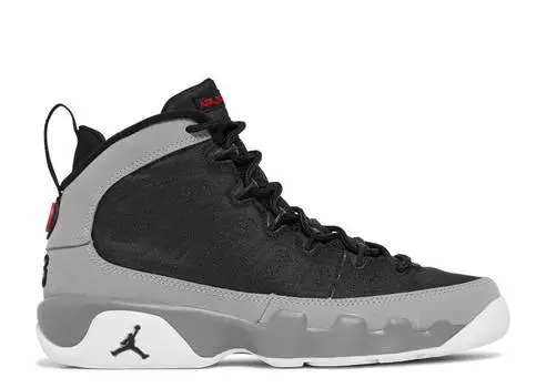 Кроссовки AIR JORDAN 9 RETRO GS 'PARTICLE GREY', черный