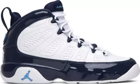 Кроссовки Air Jordan 9 Retro GS UNC, синий