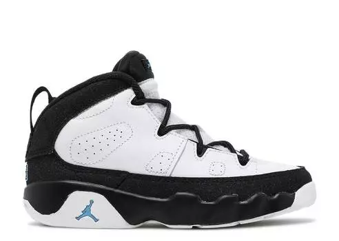 Кроссовки AIR JORDAN 9 RETRO TD 'UNIVERSITY BLUE', белый